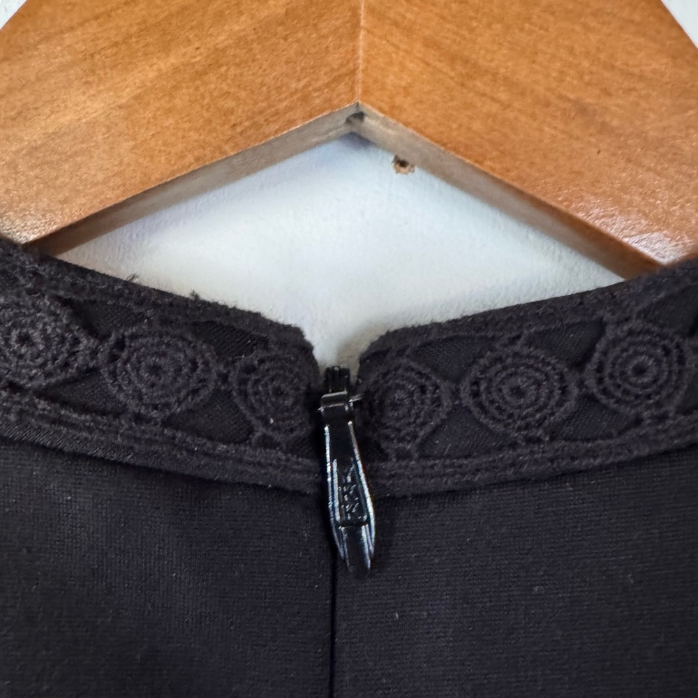 Free People Black Lace Detail Mini Dress - Picture 4 of 9